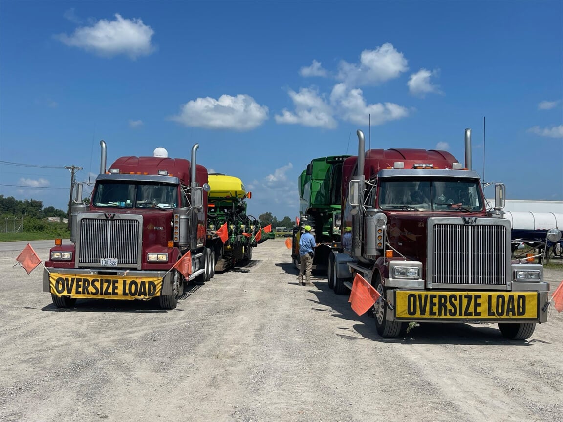 Agromeco can ship your equipment wherever you need